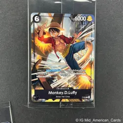 x7 Monkey D Luffy P-035 Pirates Party Vol 3 Promo One Piece Card English SEALED - Image 3
