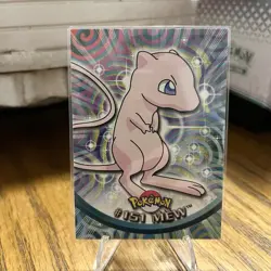 2000 Topps Pokemon TV Animation Edition Series 3 Non Holo #151 Mew Blue Label - Image 1