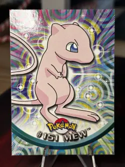 Pokemon Topps 2000 Pokemon Mew #151 TV Animation Series 3 Blue Label Non-Holo - Image 1