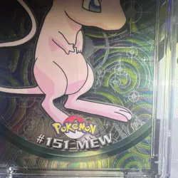 🔥CGC 9🔥Mew Topps Chrome Pokemon card #151 Series 2 2000 movie - Image 3