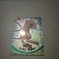 2000 Topps Pokemon TV Animation Edition Series 3 Holo Foil #151 Mew - MP - Image 2