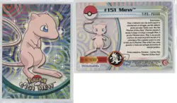 Mew Italian Topps Pokemon TV Animation Edition Series 3 #151 2000 - Image 3