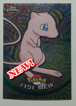 Pokemon Topps Chrome Card 2000 #151 Mew *BOX SPLIT* Mint Condition - Image 1