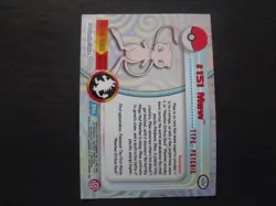 2000 Topps Pokemon Series 3 #151 Mew Blue Logo 1st Edition Three **MP** - Image 2
