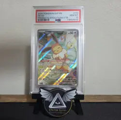 2025 POKEMON SVP EN-SV BLACK STAR PROMO #173 EEVEE PSA 10 - Image 1