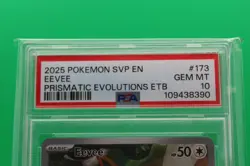 2025 POKEMON SVP EN-SV BLACK STAR PROMO #173 EEVEE ✨PSA 10✨ - Image 3