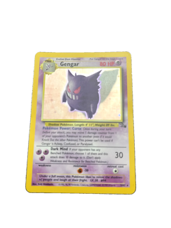 Pokemon TCG Gengar 5/62 Holo Rare Vintage Fossil Unlimited NM/LP - Image 2