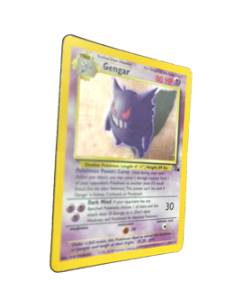 Pokemon TCG Gengar 5/62 Holo Rare Vintage Fossil Unlimited NM/LP - Image 4