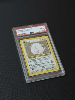 PSA 8 1999 Pokemon Chansey 3/102 Base Set Unlimited HOLO NM - MINT - Image 4