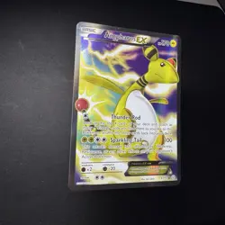 Pokemon TCG Ampharos EX Full Art Card 87/98 XY Ancient Origins Holo LP - Played - Image 4