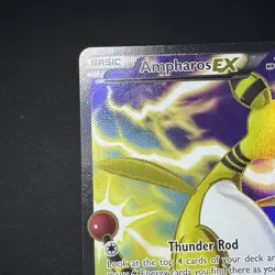 Pokemon TCG Ampharos EX Full Art Card 87/98 XY Ancient Origins Holo LP - Played - Image 5
