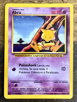 1999 Pokemon Base Set ITALIAN - 43/102 Common VINTAGE MP Moderate Play - Image 1