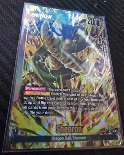 SHENRON FB07-097 L Leader Alternate Alt Art Dragon Ball Super Fusion World Card - Image 1