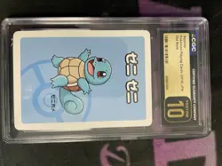 2019 POKEMON PLAYING CARDS JPN OLD MAID SQUIRTLE CGC 10 MINT - Image 1