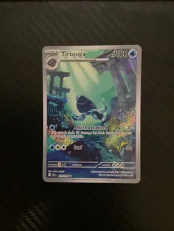 Tirtouga 106/086 Pokemon TCG SV Black Bolt Illustration Rare Holo Near Mint Card - Image 1