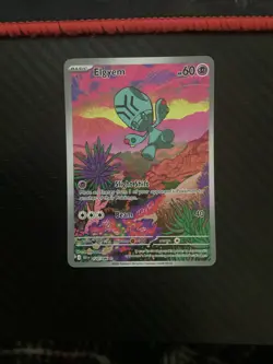 Pokemon TCG Elgyem Card Illustration Rare Sv: Black Bolt 120/086 NM Condition - Image 1