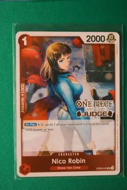 Nico Robin (Judge Pack Vol. 4) OP05-010 One Piece Promotion Cards Foil - Image 1