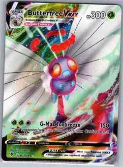 Butterfree VMAX 002/189 SWSH03: Darkness Ablaze - Pokemon Card - NM - Image 1