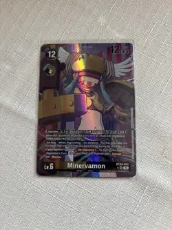 Digimon BT24 Time Stranger Bt24-041 Minervamon Alt Art Super Rare Card - Image 1