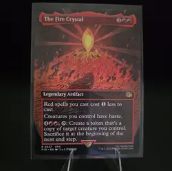 Magic The Gathering The Fire Crystal (Borderless) Final Fantasy Regular - Image 1