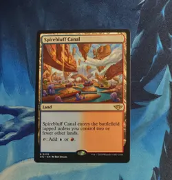 Spirebluff Canal Outlaws of Thunder Junction Regular NM Magic The Gathering - Image 1