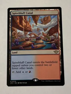 MTG Spirebluff Canal - Outlaws of Thunder Junction NM - Image 1
