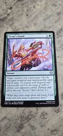 Tyvar's Stand Phyrexia: All Will Be One Regular Instant Uncommon MTG NM - Image 1