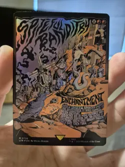 MTG - LTR - Spiteful Banditry - Showcase Poster Foil - M 0738 NM - Image 1