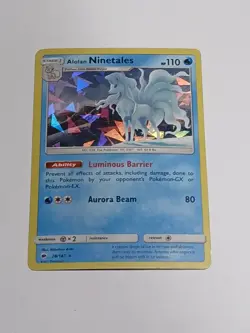 Alolan Ninetales - 28/147 (Cracked Ice Holo) Rare Pokemon TCG - Image 1