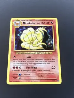 Ninetales Evolutions Holo Rare Pokemon TCG Trading Card 15/108 - Image 1