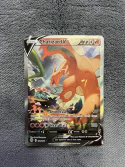 Pokemon TCG Charizard v Alternate Art Sword & Shield Brilliant Stars 154/172 NM - Image 1