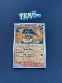 Pokemon TCG Tauros Paldea Evolved 028/193 Reverse Holo LP. - Image 1