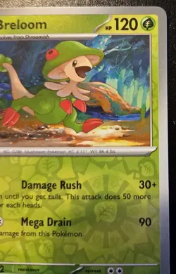Breloom 006/182 Reverse Holo Common Scarlet & Violet: Destined Rivals Pokemon - Image 3