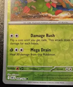 Breloom 006/182 Reverse Holo Common Scarlet & Violet: Destined Rivals Pokemon - Image 4