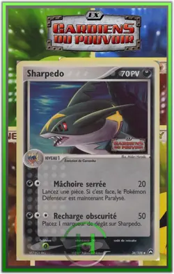 Sharpedo Reverse - EX:Gardiens du Pouvoir - 38/108 - Carte Pokemon Francaise - Image 1