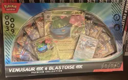 Pokemon TCG Venusaur ex Blastoise ex Premium Collection GameStop Exclusive New - Image 1