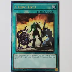 A Hero Lives - RA04-EN087 - NM - Ultimate Rare - 1st ed - Yugioh - Image 1