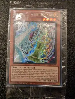 Yugioh Mystical Elf White Lightning LDS3-EN135 Secret Rare Limited SEALED - Image 1