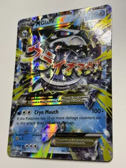 Pokemon TCG Mega M Glalie EX Full Art Holo Ultra Rare 35/162 LP - Image 3
