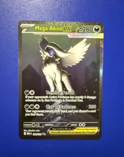 Mega Absol ex Special Illustration Rare Pokemon ME01: Mega Evolution 180/132 NM - Image 1
