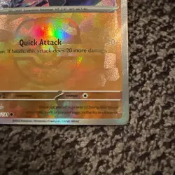 Riolu 50/131 Pokemon TCG Prismatic Evolutions Masterball Holo Near Mint - Image 4