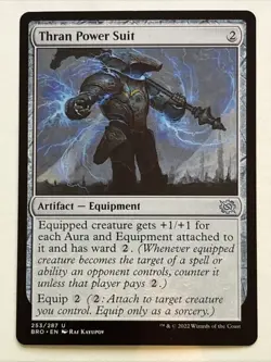 MTG The Brothers' War Thran Power Suit 253/287 NM - Image 1