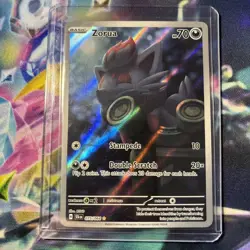 Pokemon TCG Illustration Rare Zorua #75/64 Shrouded Fable - Image 1
