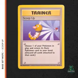 Scoop Up | Base Set 78/102 | Rare Vintage 1999 Pokemon Card | Excellent - Image 1