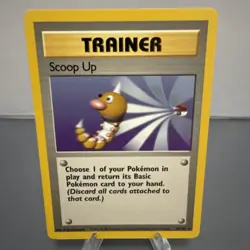 Pokemon TCG Scoop Up Trainer Base Set Rare Card 78/102 LP Vintage - Image 1