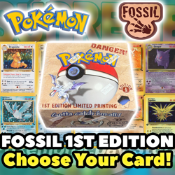 Pokemon FOSSIL 1ST EDITION Choose Your Card! 1999 VINTAGE WOTC NEAR MINT ENGLISH - Image 2