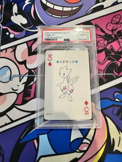PSA10 2000 POKEMON GOLD VERSION PLAYING CARDS 176 TOGETIC 3 OF DIAMONDS POP3 - Image 4