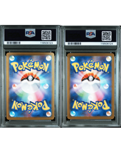 PSA 9 Zekrom ex BWR Reshiram ex BWR 174/086 Sequential set Pokemon Japanese 2025 - Image 2