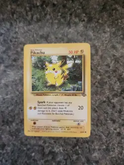 PIKACHU - Jungle Set - 60/64 - Common - Pokemon Card - Unlimited Edition NM p32 - Image 1