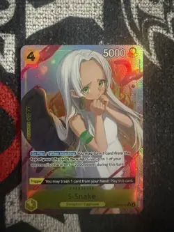 S-Snake (Alt Art) OP13-114 R Carrying on His Will - ONE PIECE Card Game ENGLISH - Image 1